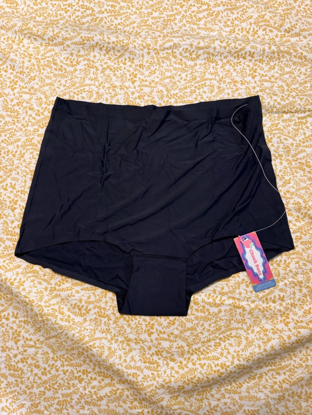 Seamless High-Waist Panty - Black